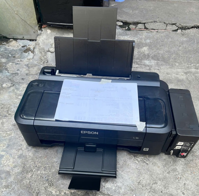 Máy in cũ Epson L310, in phun màu tiếp mực ngoài chính hãng