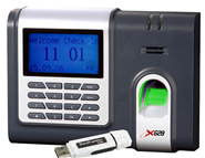 Máy chấm công vân thay, thẻ cảm ứng zksoftware X-628C
